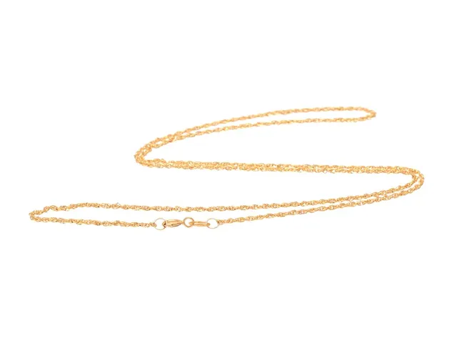 HALSKEDJA, 18K guld, cordell, längd 45 cm, vikt 0,7 g.