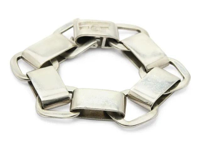 ARMBAND, sterlingsilver, Sven Erik Högberg, Göteborg 1994, längd 21,5, vikt 79 g.