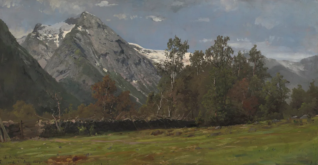 Askevold, Anders — Fra Fjærland, 1885 — Kunst/Maleri — Blomqvist