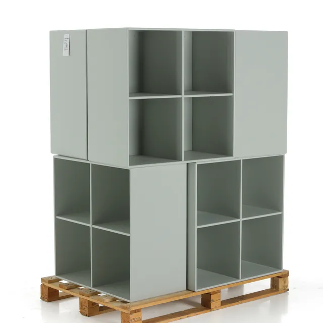 Peter J. Lassen. Set of six Montana wall-mounted shelves - Grey (6)