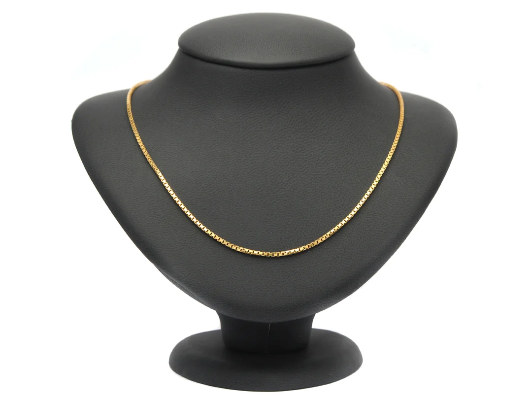 KEDJA, 18K guld, venezia, längd 50 cm, vikt 12,1 g. — Smycken/Halskedja — Kaplans