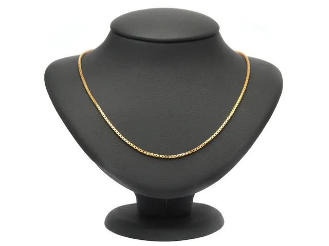 KEDJA, 18K guld, venezia, längd 50 cm, vikt 12,1 g.