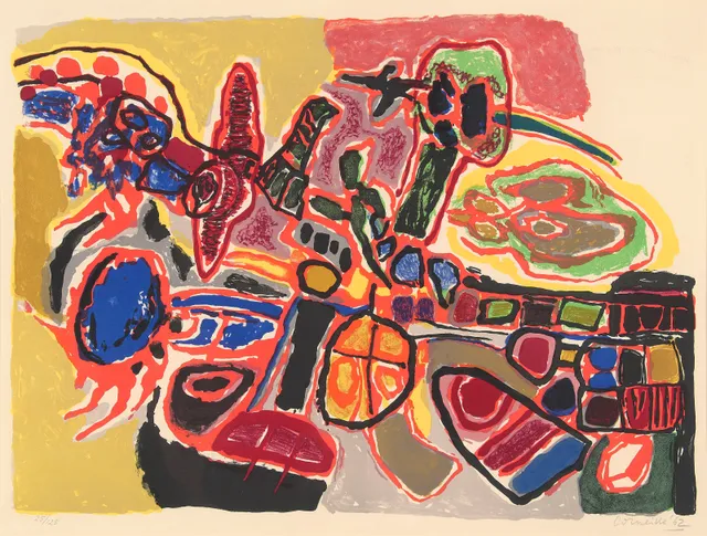 Corneille, Guillaume — "Clairière aux Papillions" 1962-63