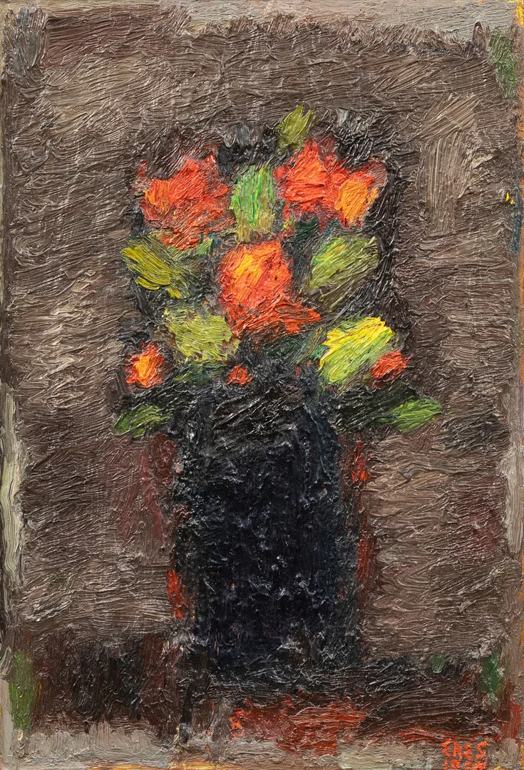 ARNOLD ERES (ESTLAND/SVERIGE, 1917-1986). Stilleben, olja på pannå, signerad och daterad 1979. — Paintings — Garpenhus Auktioner