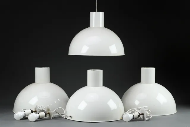 Jo Hammerborg. 4 store loftlamper Fog & Mørup (4)