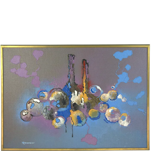 ROLF LINDSTEDT. Olja på pannå, "Stilleben", signerad, 1980.
