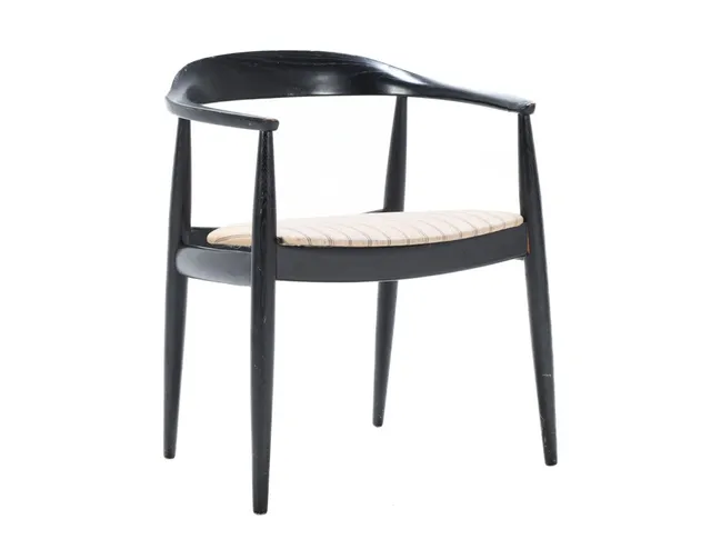 N. Eilersen: Armchair made of black lacquered elm