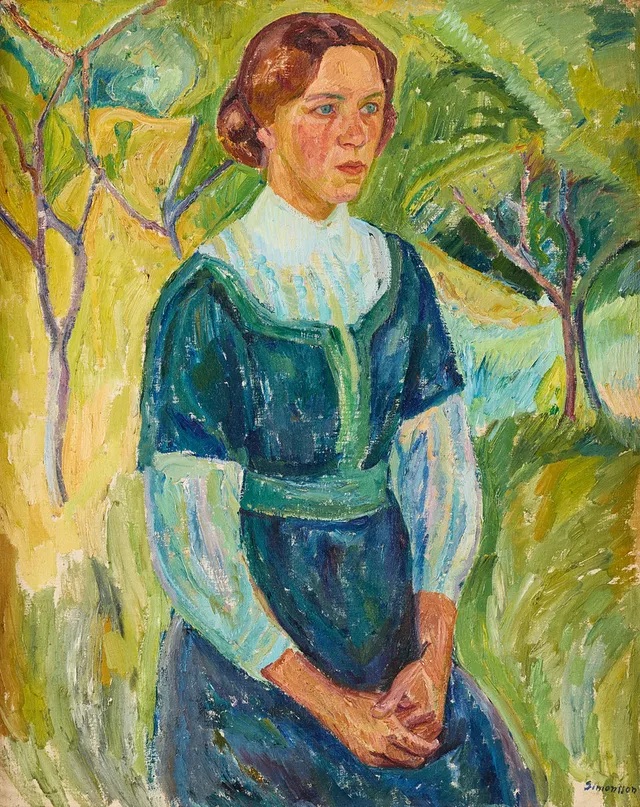 BIRGER SIMONSSON. Portrait of Elin Cervin.