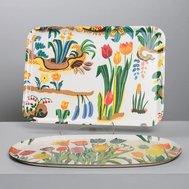 JOSEF FRANK. Brickor, 2 st, "Primavera" och "Tulpan", Firma Svenskt Tenn.