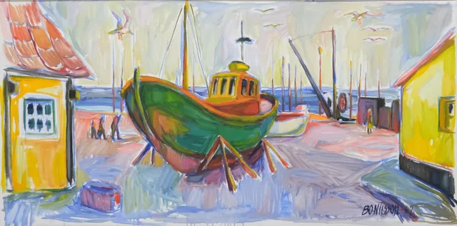 BO NILSSON. HAMN MED UPPDRAGEN BÅT.