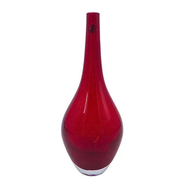 ROTE SALONG GLASVASE.