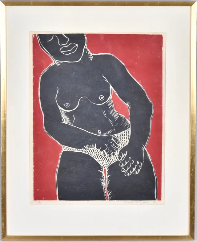 WALTER BENGTSSON. Färglitografi.