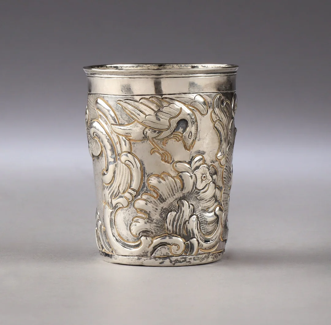 Russian rococo cup in silver, Moscow, 18th century — Silver, bronze, copper and pewter/Hollowware — Lauritz
