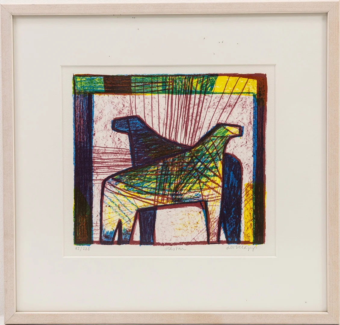 LIS KLÄPP. Litografi, 85/225, signerad. — Engravings & Prints — Karljohan Auktioner