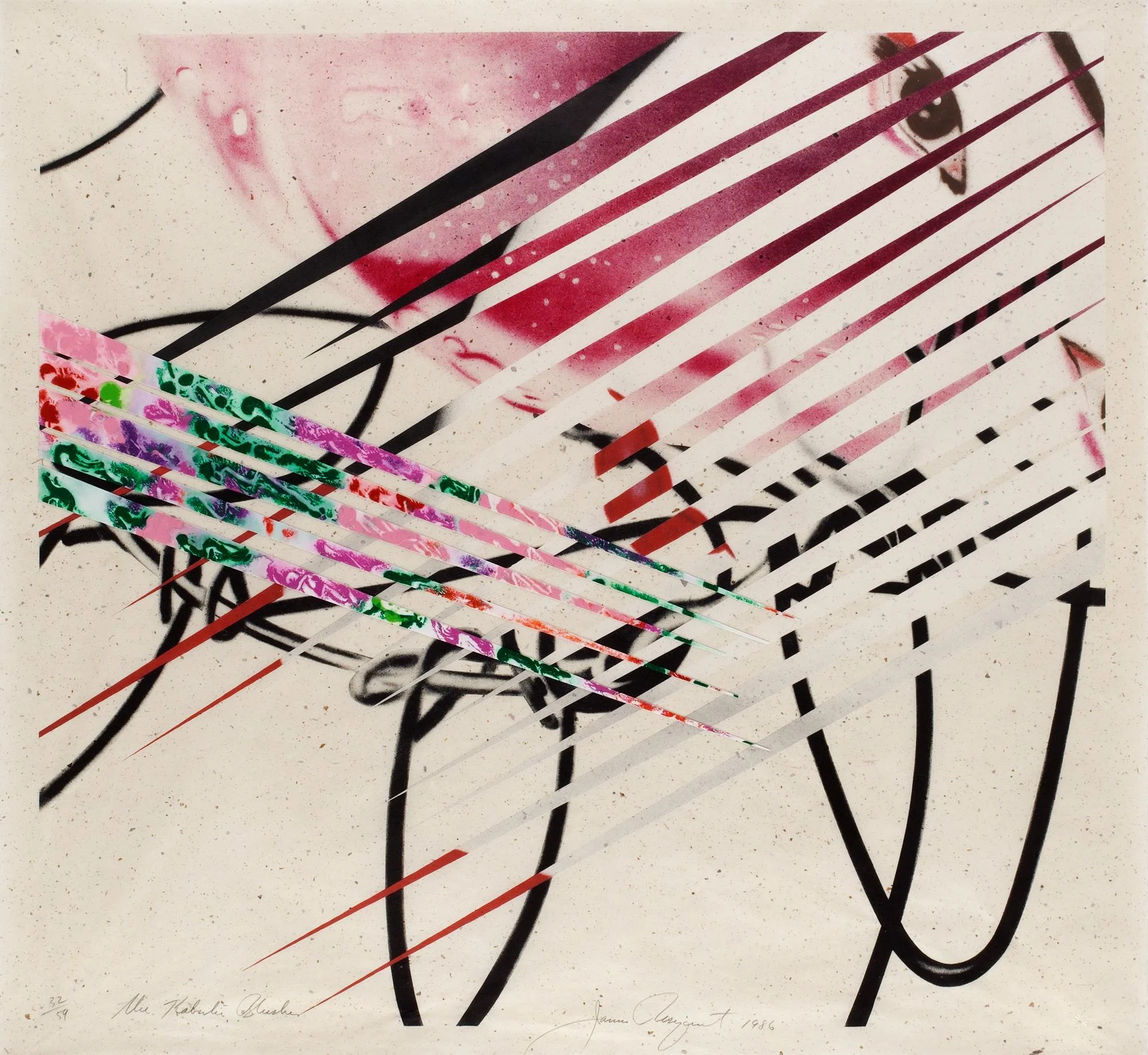 James Rosenquist, "The Kabuki Blushes". — Bukowskis