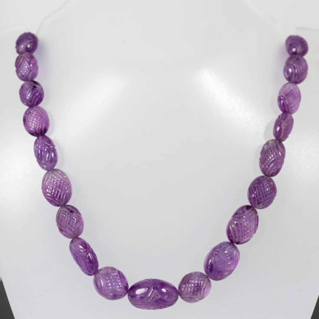 Amethyst Halskette. — Necklace — Stockholms Auktionsverk Hamburg