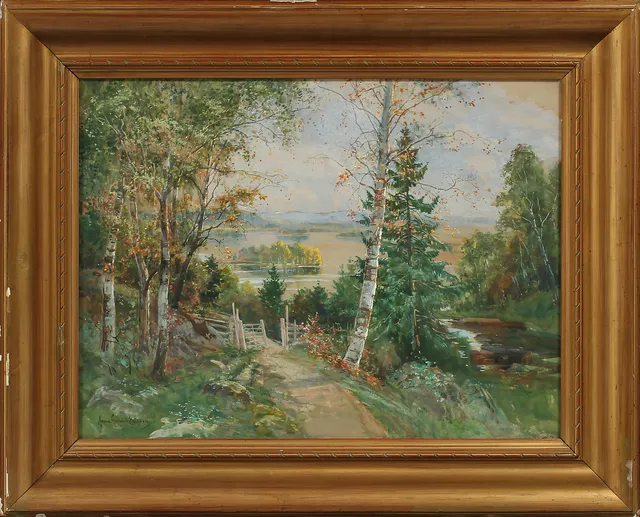 ANNA GARDELL ERICSON. akvarell, sign.
