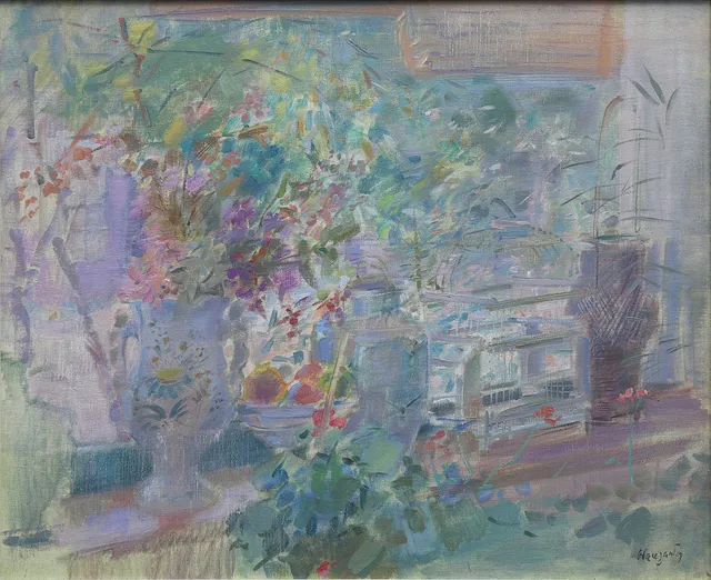 JULIÁN GRAU SANTOS. Window in the painter's studio.