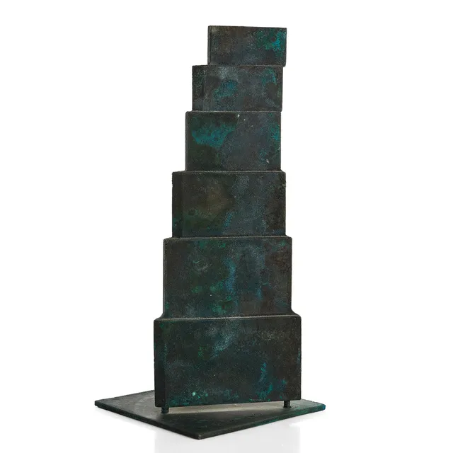 BO ANDERSSON (född 1946), Skulptur, tornet, monogramsignerad KGBA 02, brons.