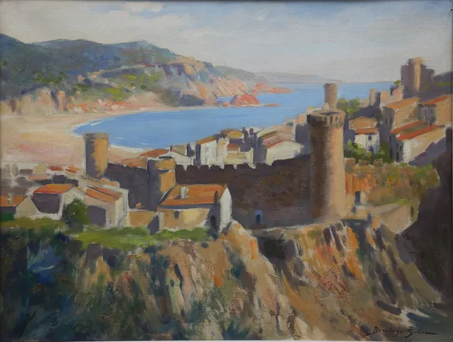 DOMINGO SOLER. View of Tossa de Mar.