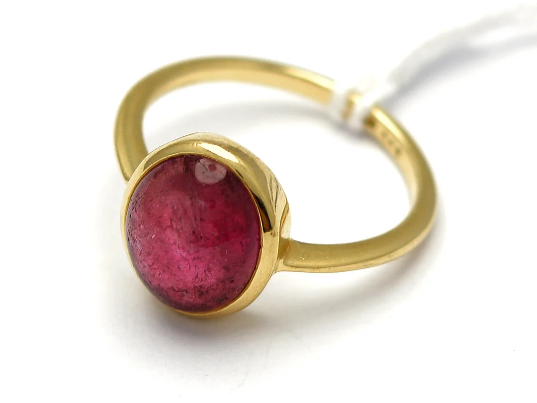 Ring 14K 3,2g Ø17¼, med skadad sten — Smycken/Ring — Kaplans