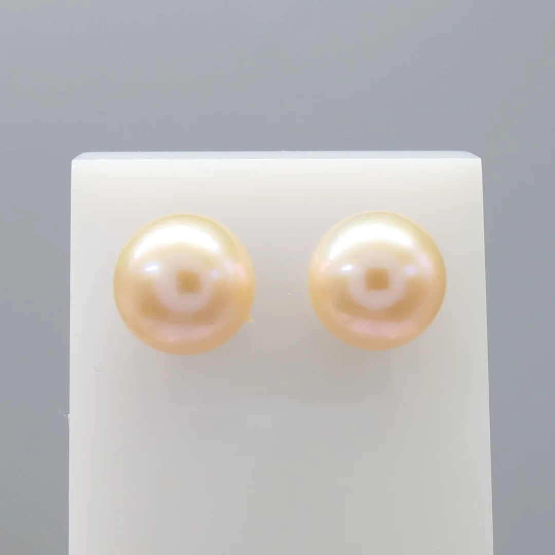CULTURED PEARL ear studs. — Earrings — Rumsey’s Auctioneers