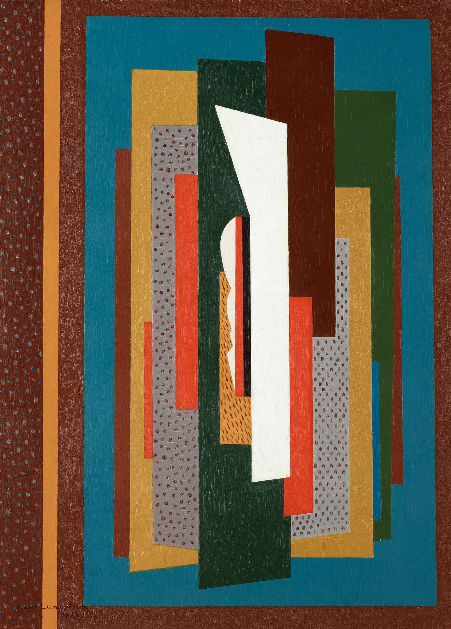 Knut Lundström, ”Nature Morte (Accord en bleu)". — Bukowskis