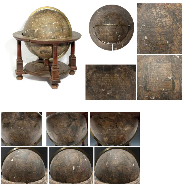 Blaeu, Willem Janszoon — Celestial globe/stjerneglobus ca. 1650.