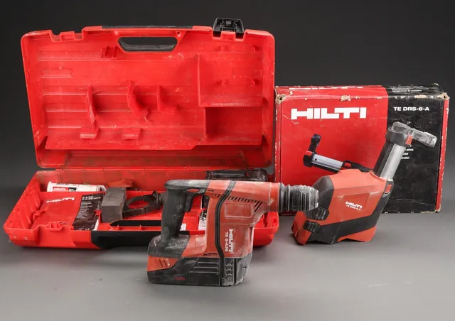 Hilti borehammer med støvsystem (2)