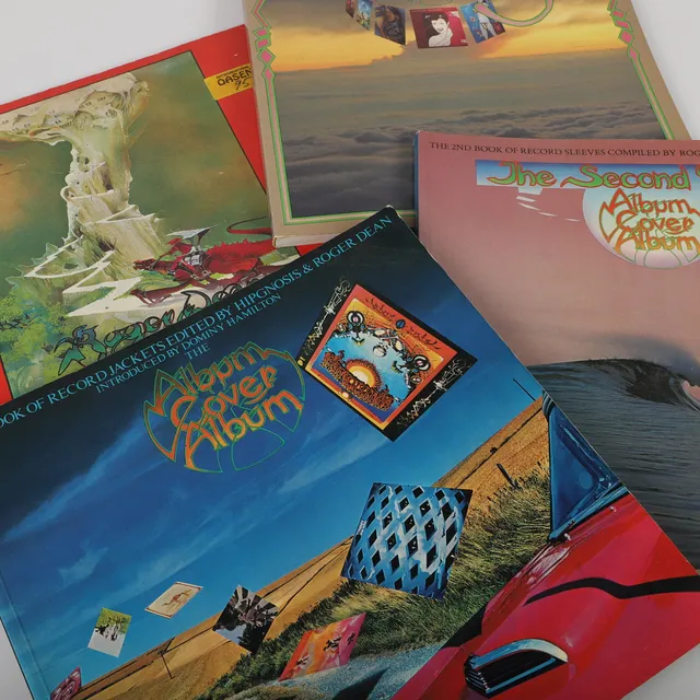 ALBUM, 4 stycken, "Album Cover Album", bl. a Dean /Hamilton, PaperTiger/Dragons Dream, England, 1975-82.