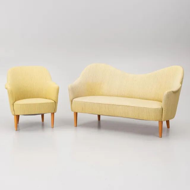 Carl Malmsten, soffa och fåtölj, "Samspel".