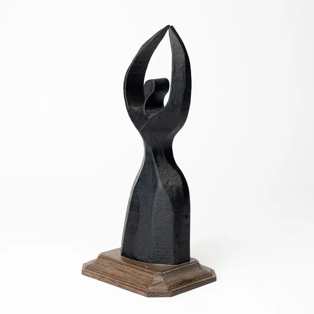 GUNNAR KANEVAD. Skulptur, gjutjärn, numrerad 3577, stämpelmärkt "Kanevad 1975" i godset.