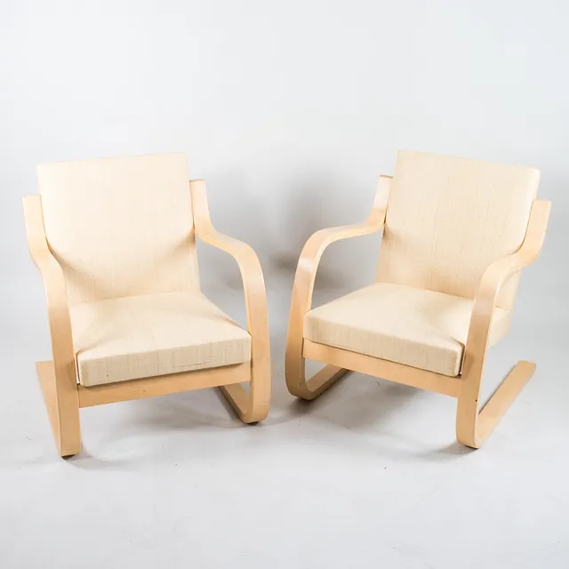 ALVAR AALTO. FÅTÖLJER, ETT PAR, 41, Artek 1960/70-tal.