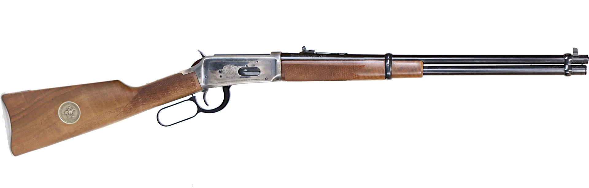 KULGEVÄR, Bygelrepeter, fabrikat Winchester, modell 94 Bicentennial 1776-1976, kaliber .30-30, tillv.nr USA11606, se-nr begagnad. — Rifles — Walter Borg