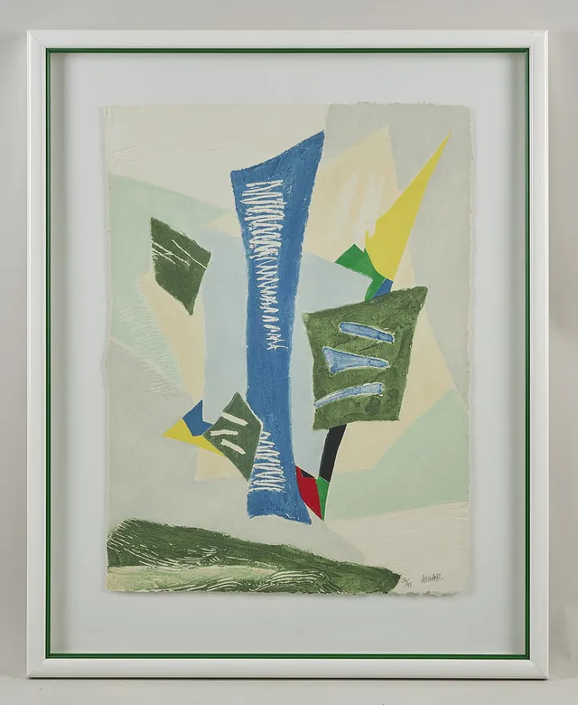 BERNARD ALLIGAND (1953). "Eveil du matin", signerad, carborundumetsning, 34/95.