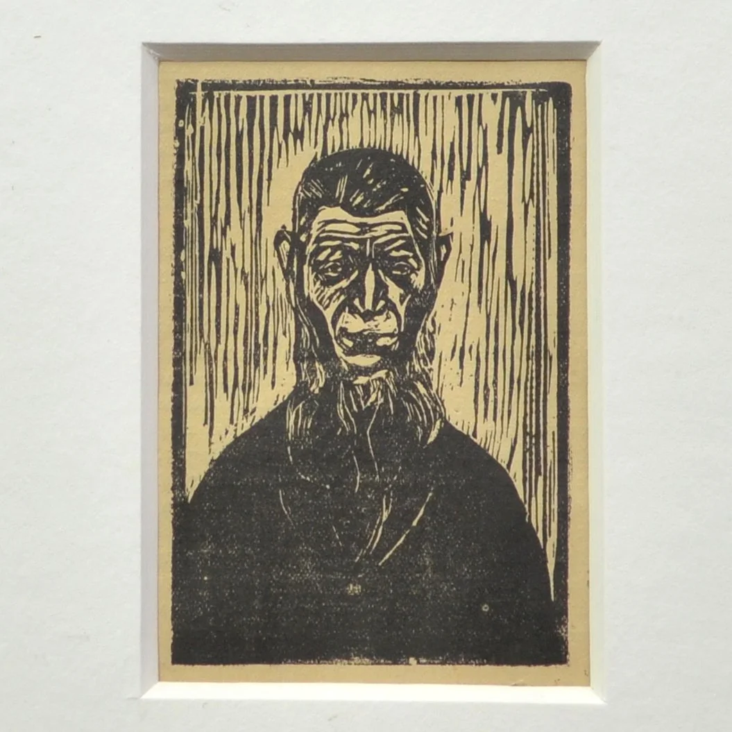 EDVARD MUNCH (1863-1944). DER URMENSCH, HOLZSCHNITT, 1905/ 1920. — Engravings & Prints — Kunst- und Auktionshaus Kleinhenz