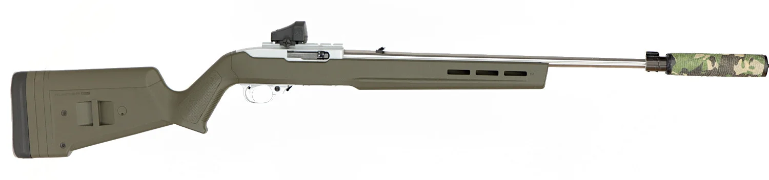 KULGEVÄR, Halvautomatisk, fabrikat Ruger, modell 10/22 SS, kaliber .22LR, tillv.nr 352-17145, se-nr SE2258675. — Rifles — Walter Borg