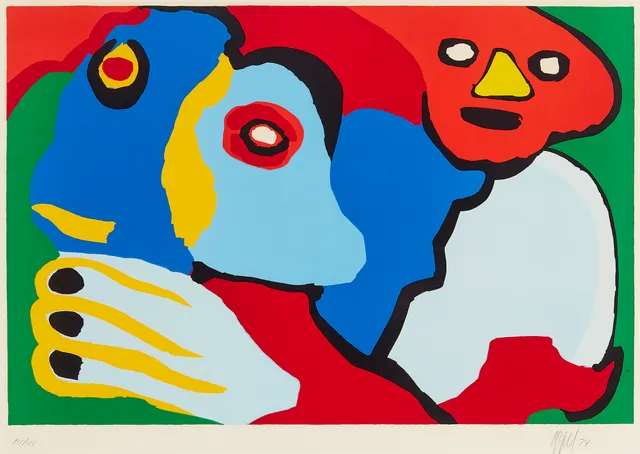 Appel, Karel — "Moving in the Wind" 1974