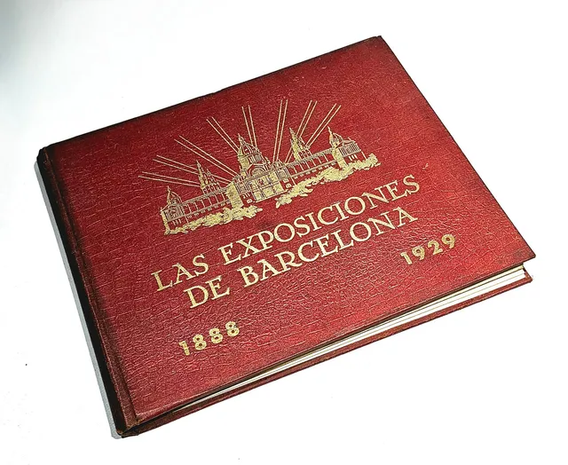 Libro. "Las exposiciones de Barcelona", 1888-1929.