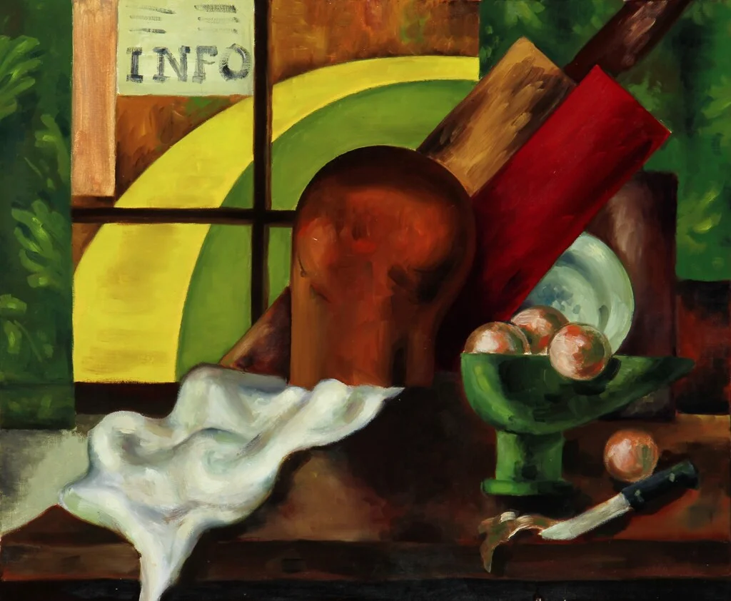 Ubekendt kunstner. Kubistisk opstilling — Paintings and sculptures/Modern pictorial arts — Lauritz