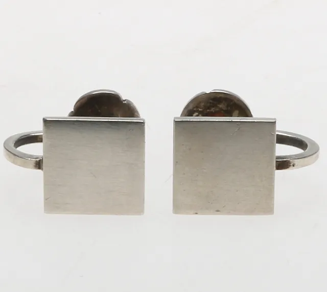 WIWEN NILSSON. Örhängen, 1 par, sterlingsilver, 1936 samt 1948.
