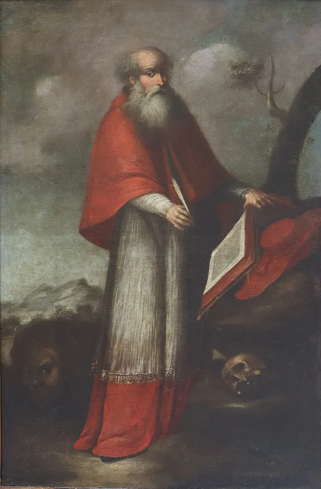 ESCUELA SEVILLANA DEL SIGLO XVII. CÍRCULO DE SEBASTIÁN DE LLANOS VALDÉS. San Jerónimo.