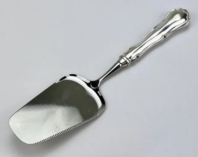 TÅRTSPADE, silver och rostfritt stål, Finland 1992, total vikt ca. 70 gram.