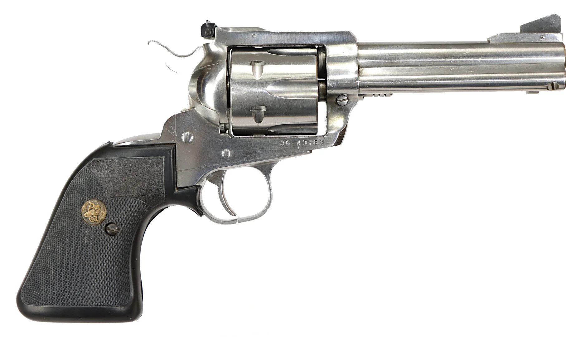 REVOLVER, fabrikat Ruger, modell New Model Blackhawk, kaliber .357 Magnum, tillv.nr 36-40788. — Revolvers — Walter Borg