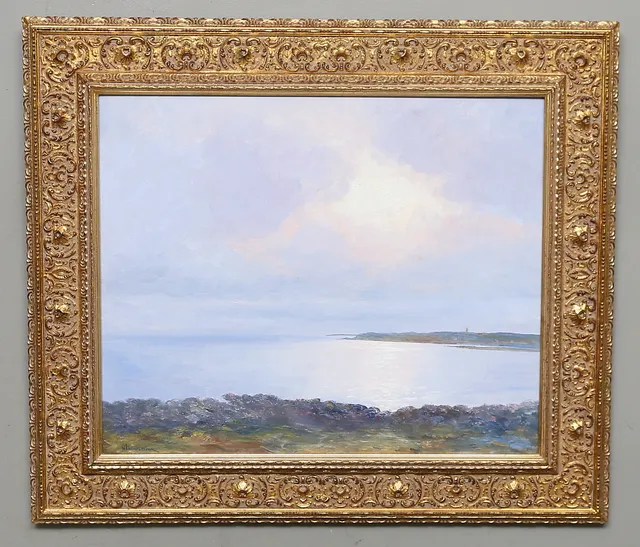 NILS LANDZELIUS. Olja på duk, signerad.