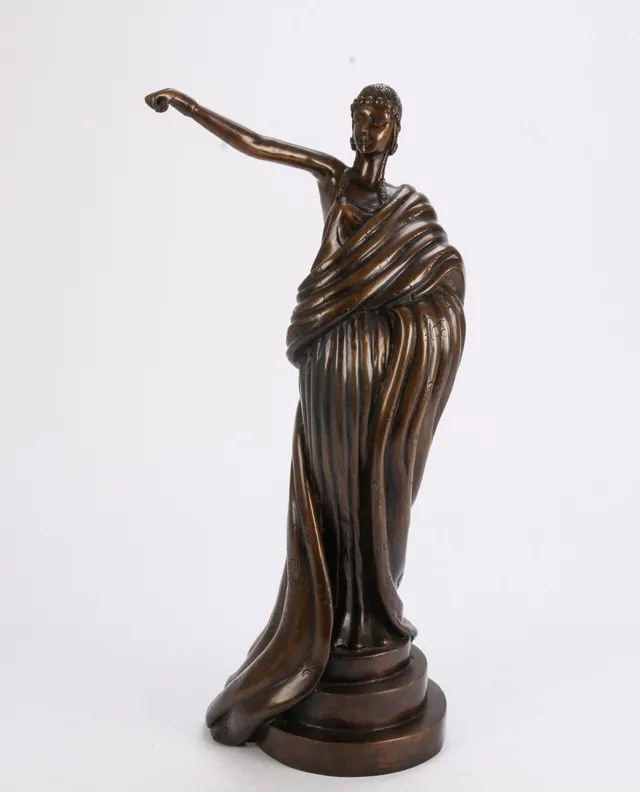 Ubekendt kunstner. Kvinde, bronze