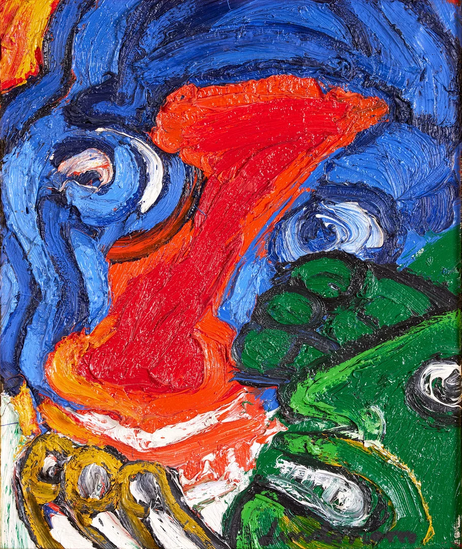 BENGT LINDSTRÖM. Utan titel, olja på duk, 46 38 cm. — Paintings — Stockholms Auktionsverk Fine Art