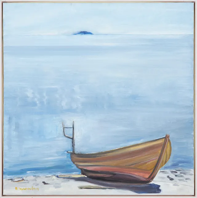 BÖRJE FRYKENSTAM (1936-2021). Uppdragen eka, olja på duk.