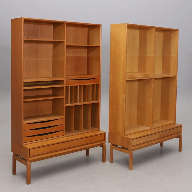 MARIAN GRABINSKI. BOKHYLLOR, två sektioner. IKEA. 1960-tal.