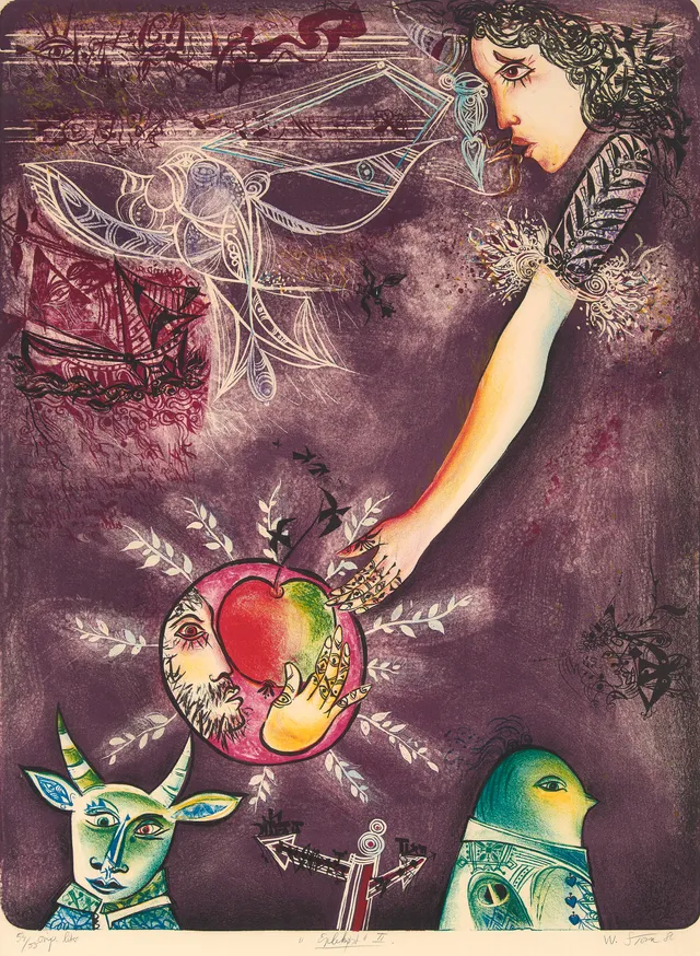 Storn, Willibald — "Eplehøst II" 1980